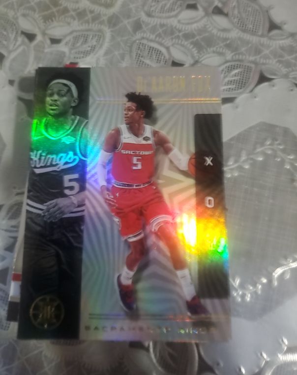 2019-20 Panini Illusions #7 De'Aaron Fox Sacramento Kings — front
