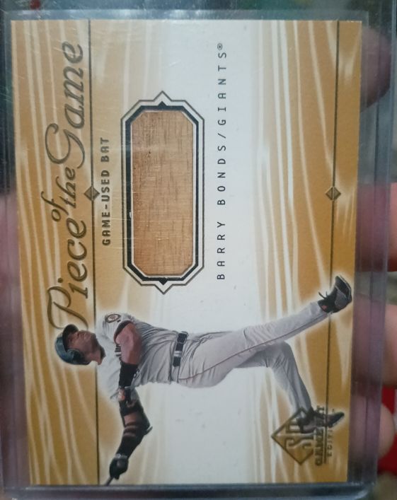2001 SP Game Bat Edition #BB Barry Bonds — front