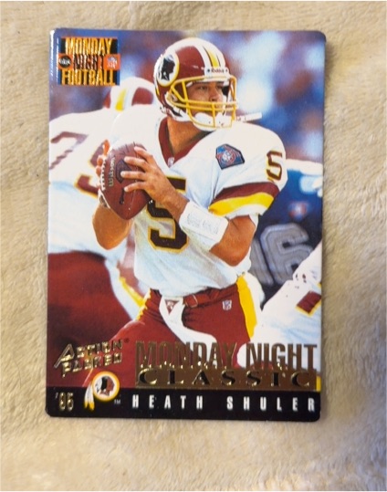1995 Action Packed Monday Night Football #111 Heath Shuler — front