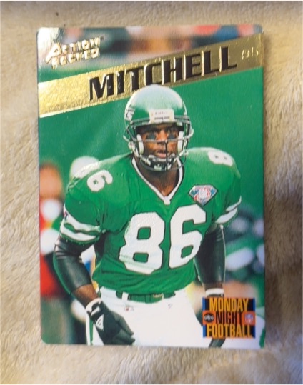 1995 Action Packed Monday Night Football #69 Johnny Mitchell — front