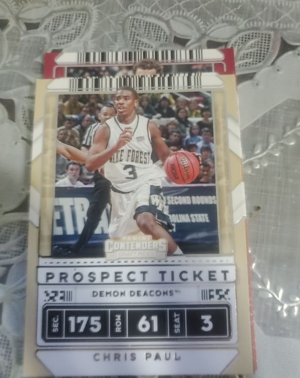 2020 Panini Contenders Draft Picks Prospect Ticket #38 Chris Paul — front