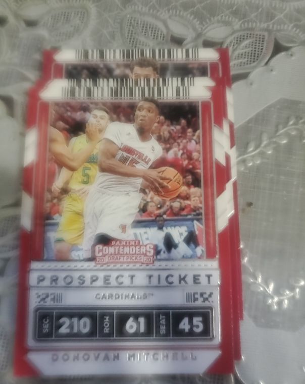 2020 Panini Contenders Draft Picks #43 Donovan Mitchell — front
