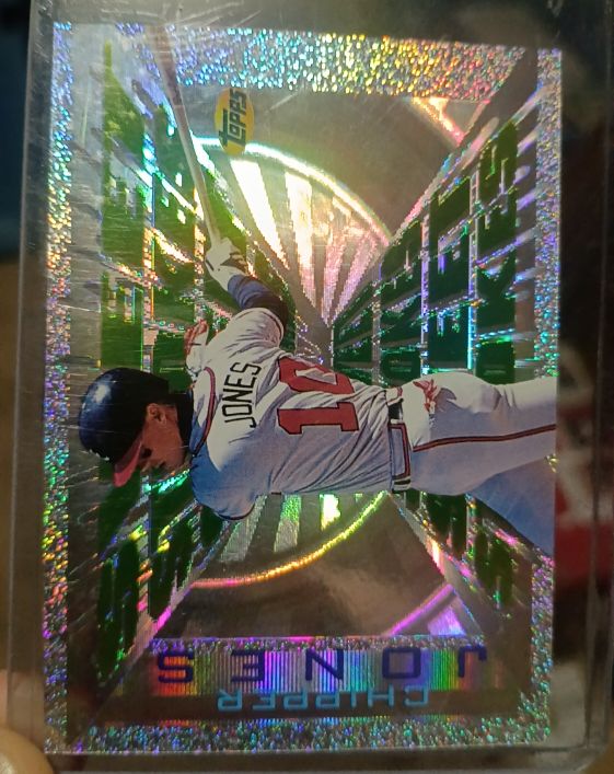1996 Topps Sweet Strokes #SS8 Chipper Jones — front