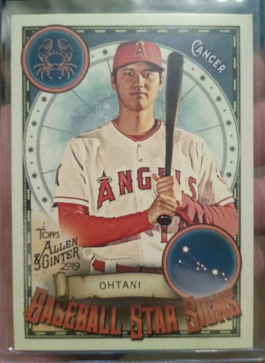 2019 Topps Allen & Ginter Baseball Star Signs #BSS-16 Shohei Ohtani — front