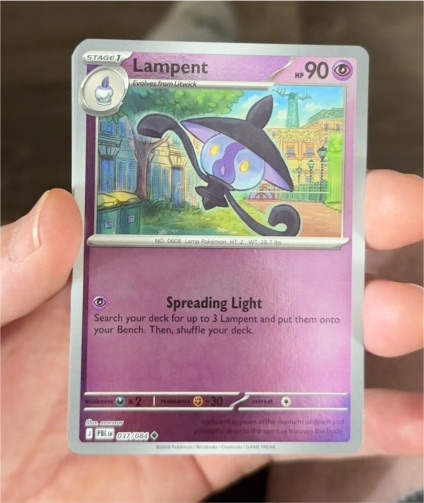2023 Pokémon #037 Lampent — front