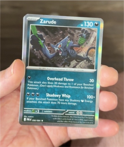 2022 Pokemon TCG #056 Zarude — front