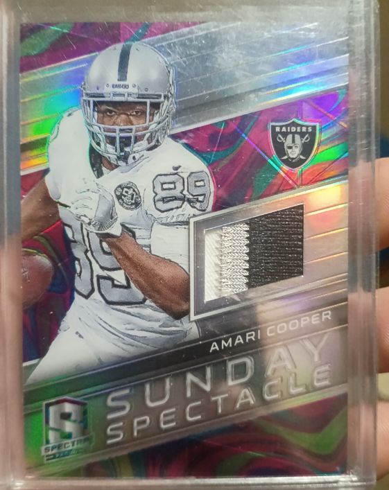 2018 Panini Spectra Sunday Spectacle Amari Cooper — front