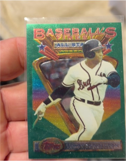 1993 Topps Finest #101 Terry Pendleton — front