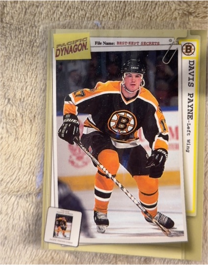 1997-98 Pacific Dynagon #7 Davis Payne Best-Kept Secrets Boston Bruins — front