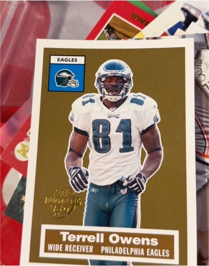 2005 Topps Turn Back the Clock #8 Terrell Owens — front