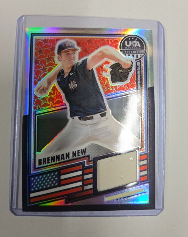 2026 Panini Stars & Stripes #189 Brennan New — front