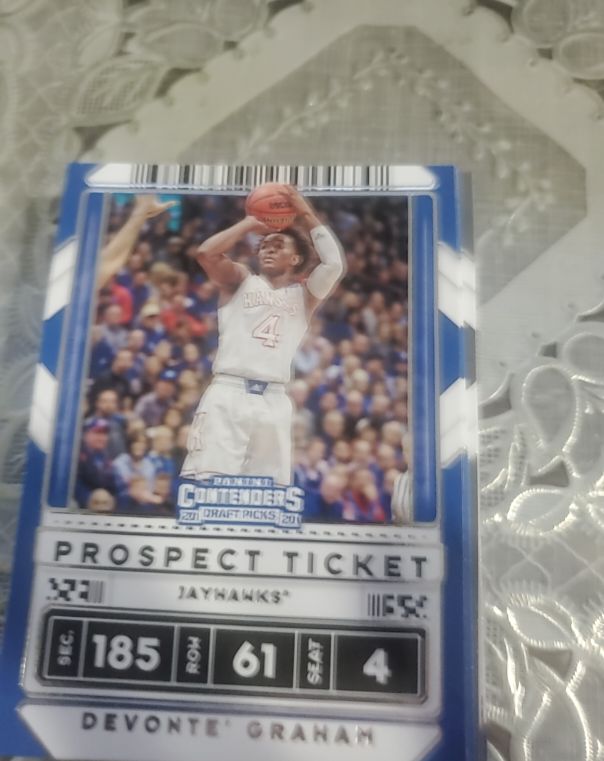 2020-21 Panini Contenders Draft Picks #31 Devonte' Graham Prospect Ticket — front