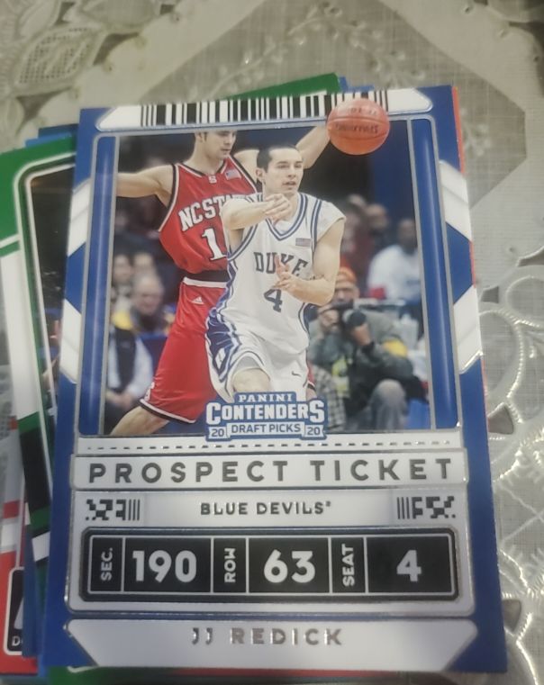 2020 Panini Contenders Draft Picks #50 J.J. Redick — front