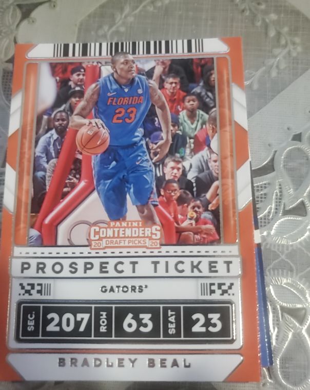2020 Panini Contenders Draft Picks #35 Bradley Beal — front