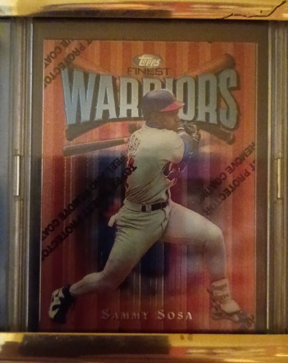 1997 Topps Finest #20 Sammy Sosa Warriors — front