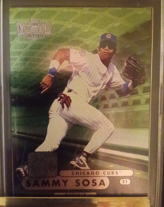 1998 Fleer/Skybox Metal Universe #60 Sammy Sosa — front