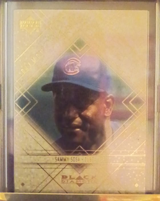 1999 Upper Deck Black Diamond #G5 Sammy Sosa Diamond Gallery — front