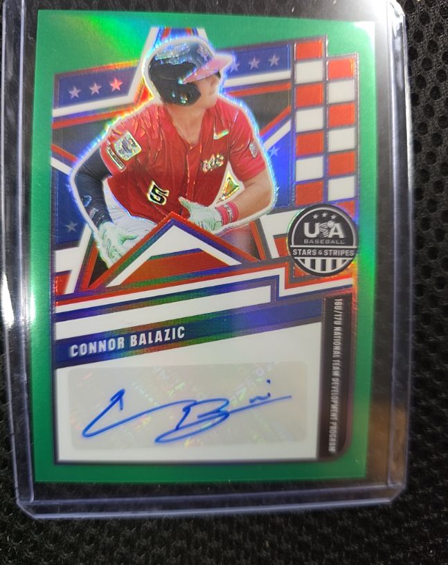 2026 Panini Stars & Stripes #NTS-CB Connor Balazic — front
