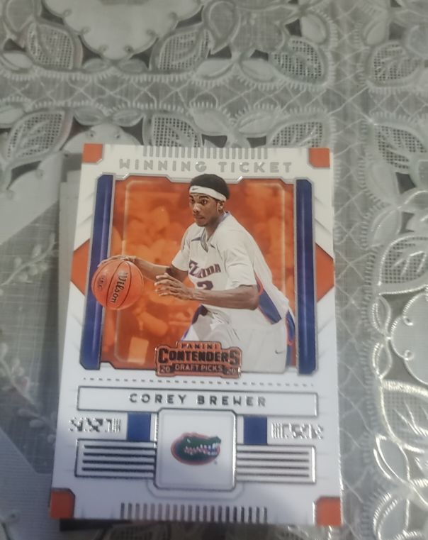 2020 Panini Contenders Draft Picks #19 Corey Brewer Winning Ticket — front