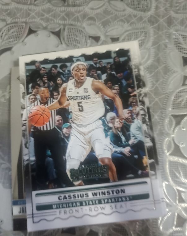 2020 Panini Contenders Draft Picks Front-Row Seat #SS-27 Cassius Winston — front