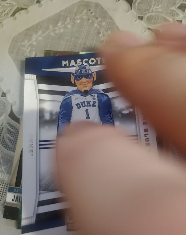2020-21 Panini Contenders Draft Picks Mascots #14 Duke Blue Devil — front