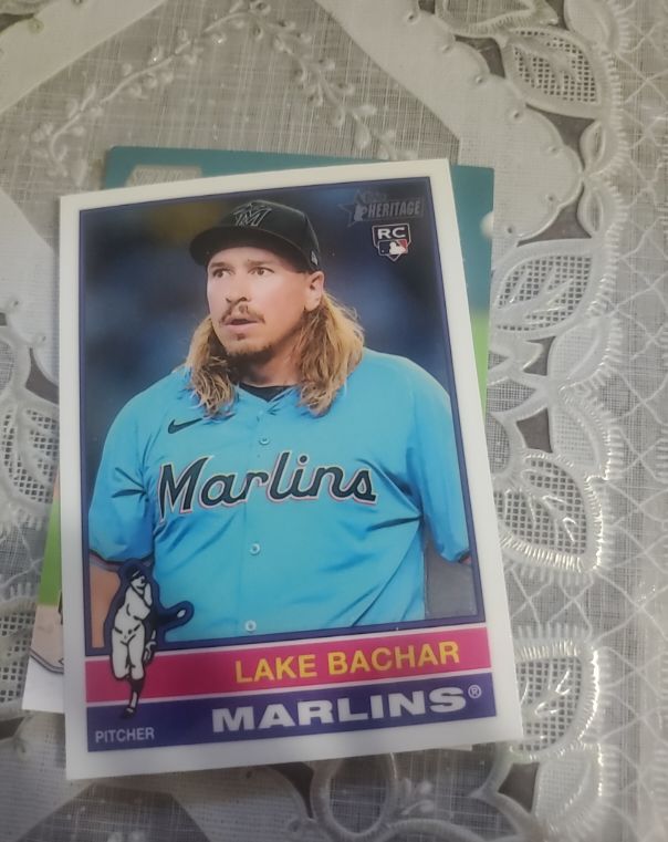 2025 Topps Heritage Chrome #254 Lake Bachar — front