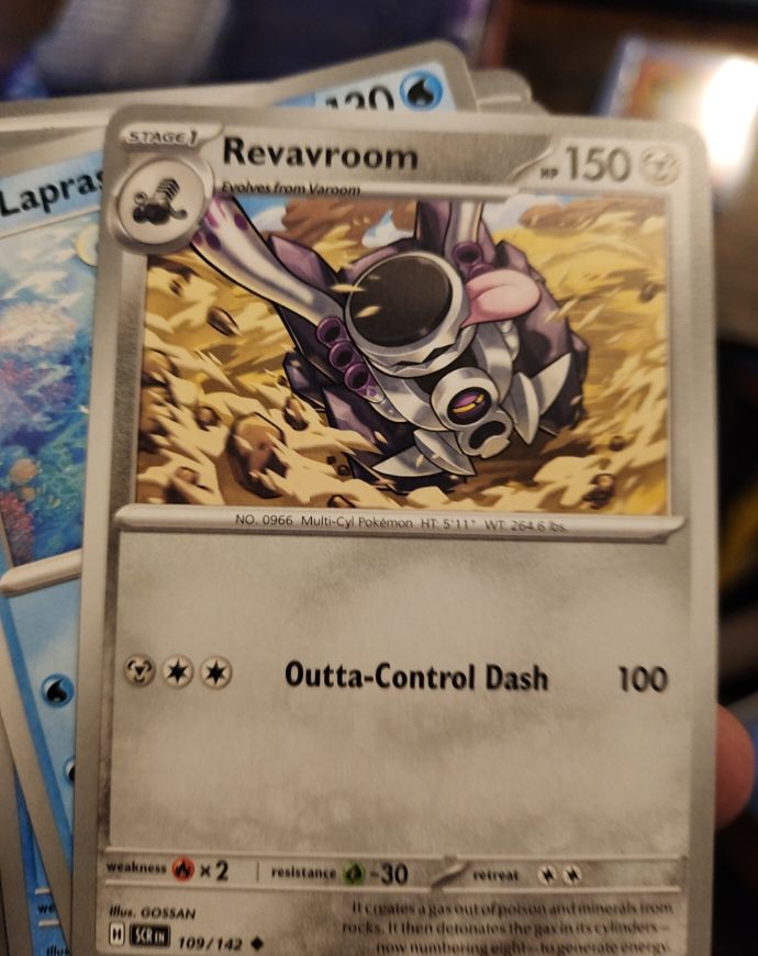2023 Pokémon Scarlet & Violet Stellar Crown #109 Revavroom — front