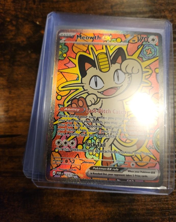 2023 Pokémon Meowth ex 121/088 Perfect Order — front