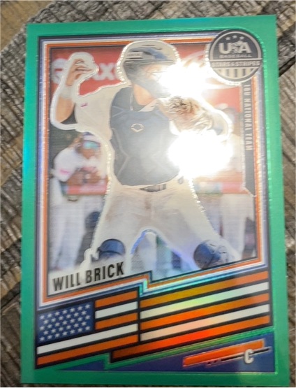 2026 Panini Stars & Stripes Prizm #136 Will Brick — front