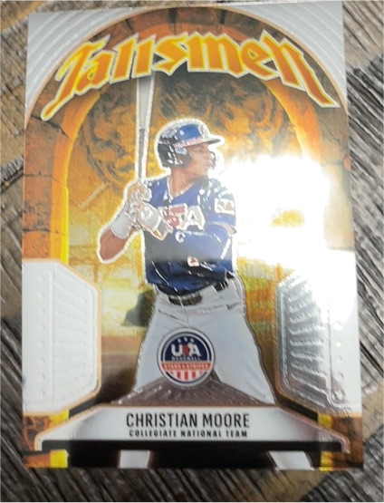 2026 Panini Stars & Stripes Prizm #4 Christian Moore — front