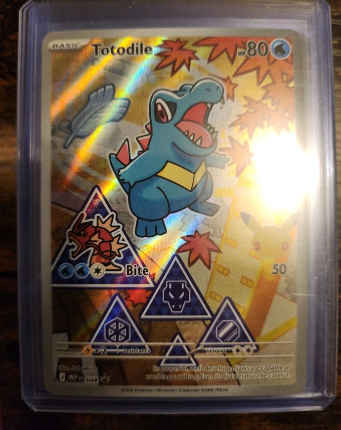 2026 Pokémon TCG #048 Totodile Mega Evolution Promo — front