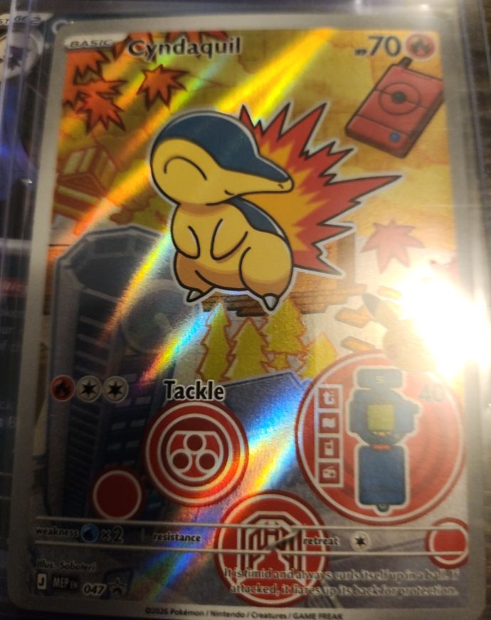 2026 Pokémon #047 Cyndaquil First Partner Series 2 Promo — front