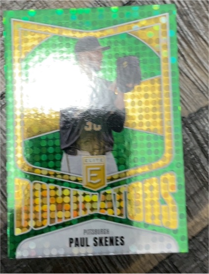 2026 Donruss Elite #2 Paul Skenes Dominators Green Disco — front