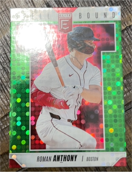 2026 Panini Donruss Elite Spellbound Green Disco #28 Roman Anthony — front