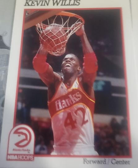 1991-92 Hoops #8 Kevin Willis — front