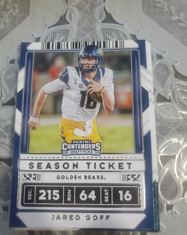 2020 Panini Contenders Draft Picks #47 Jared Goff — front