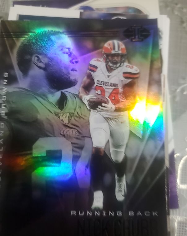 2020 Panini Illusions #56 Nick Chubb — front