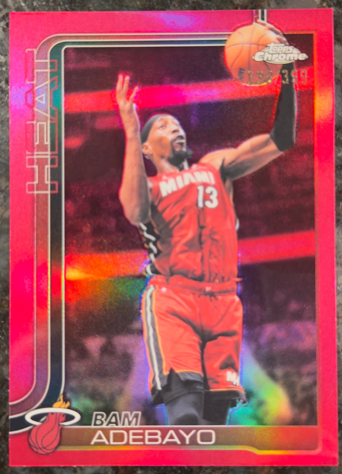 2025-26 Topps Chrome Update #35 Bam Adebayo — front