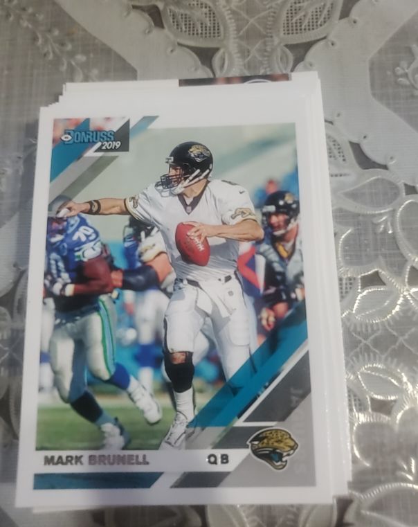 2019 Donruss #129 Mark Brunell Jacksonville Jaguars — front