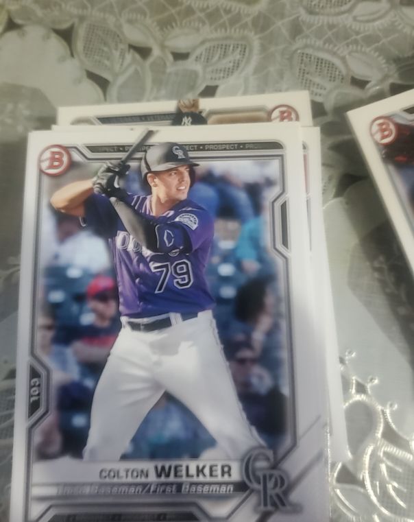 2021 Bowman #BP-15 Colton Welker — front