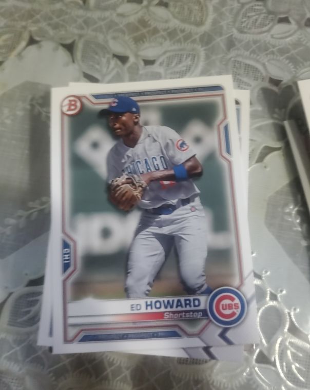 2021 Bowman Prospects #BP-12 Ed Howard — front