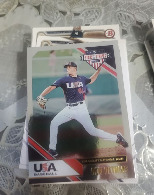 2020 Panini USA Baseball Stars & Stripes #3 Reid Detmers — front