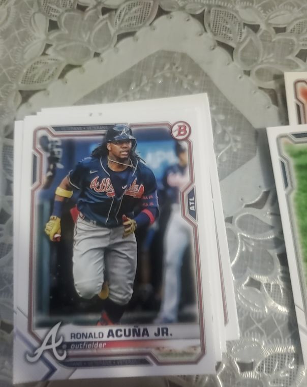 2021 Bowman #62 Ronald Acuna Jr. Atlanta Braves — front