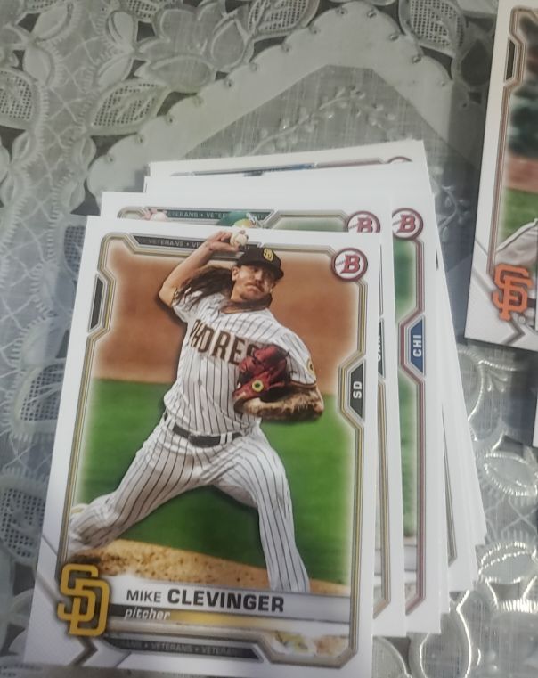 2021 Bowman #53 Mike Clevinger San Diego Padres — front