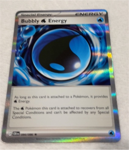 2007 Nintendo Pokémon TCG Bubbly Energy 084/086 — front