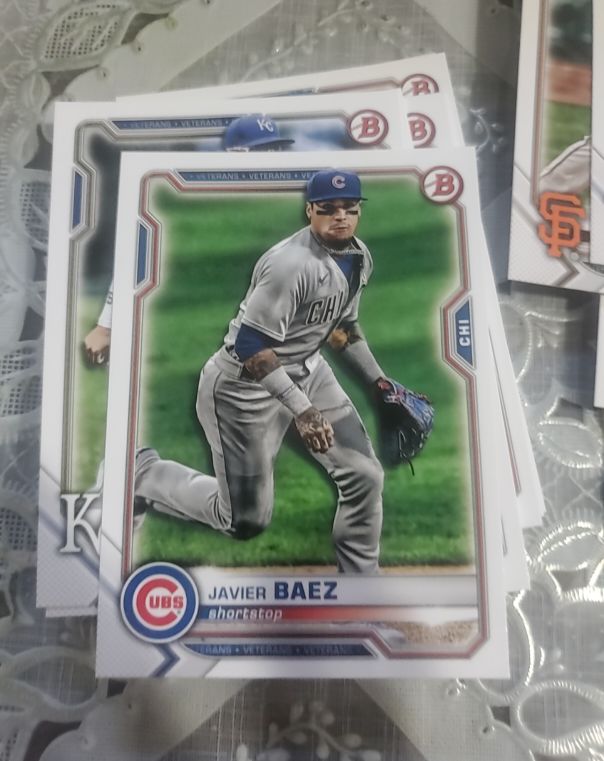 2021 Bowman #88 Javier Baez — front