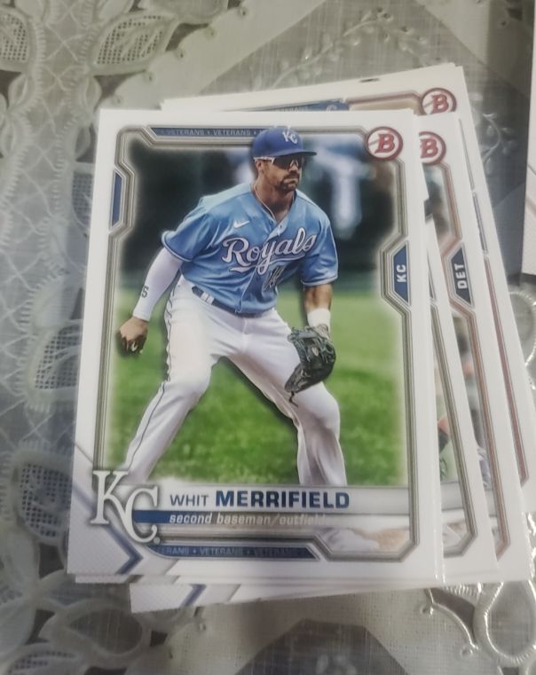 2021 Bowman #1 Whit Merrifield — front