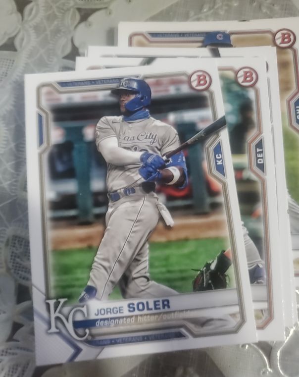 2021 Bowman #54 Jorge Soler — front