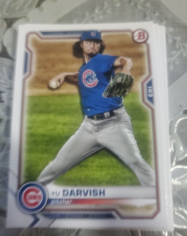 2021 Bowman #70 Yu Darvish Chicago Cubs — front