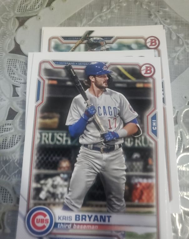 2021 Bowman #58 Kris Bryant — front